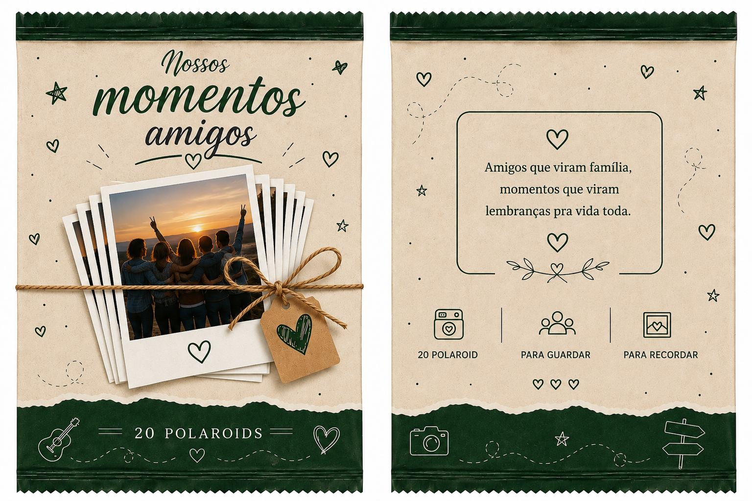 Pacote Nossos Momentos Amigos